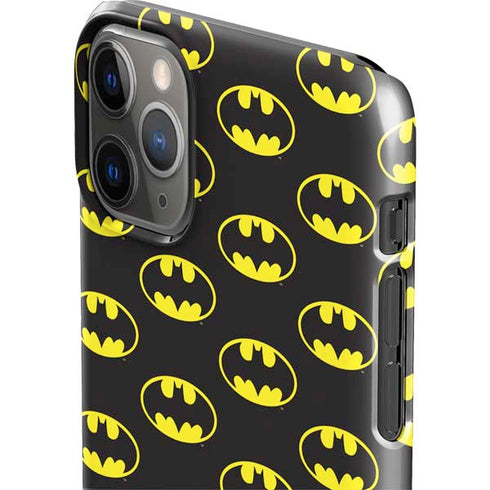 DC Comics Batman Logo Pattern iPhone 11 Pro Max Lite Case