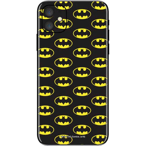 DC Comics Batman Logo Pattern iPhone 11 Skin
