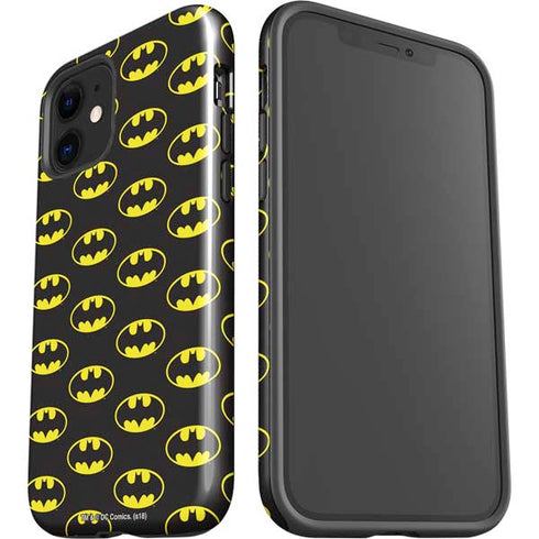DC Comics Batman Logo Pattern iPhone 12 Impact Case