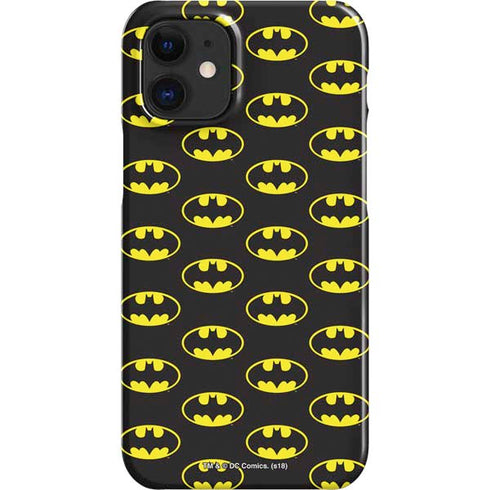 DC Comics Batman Logo Pattern iPhone 12 Mini Lite Case