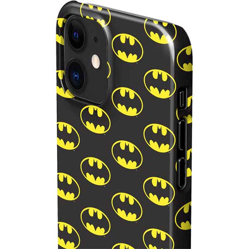DC Comics Batman Logo Pattern iPhone 12 Mini Lite Case
