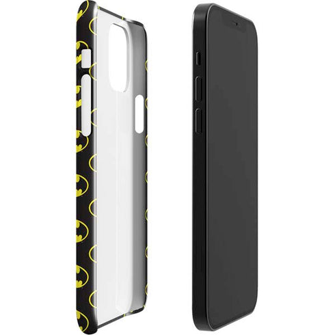 DC Comics Batman Logo Pattern iPhone 12 Mini Lite Case