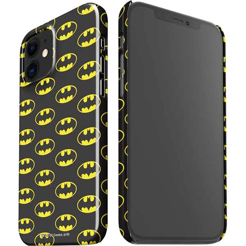 DC Comics Batman Logo Pattern iPhone 12 Mini Lite Case