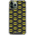 DC Comics Batman Logo Pattern iPhone 12 Pro Clear Case