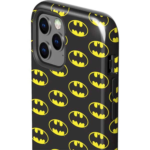 DC Comics Batman Logo Pattern iPhone 12 Pro Impact Case