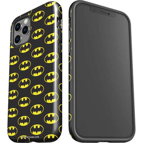 DC Comics Batman Logo Pattern iPhone 12 Pro Impact Case