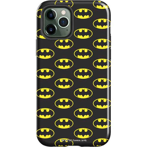 DC Comics Batman Logo Pattern iPhone 12 Pro Max Impact Case