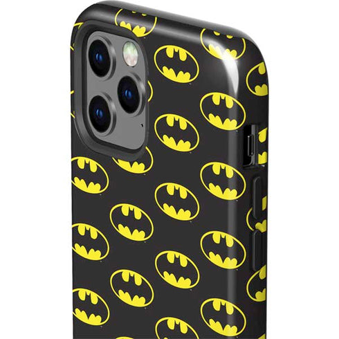 DC Comics Batman Logo Pattern iPhone 12 Pro Max Impact Case