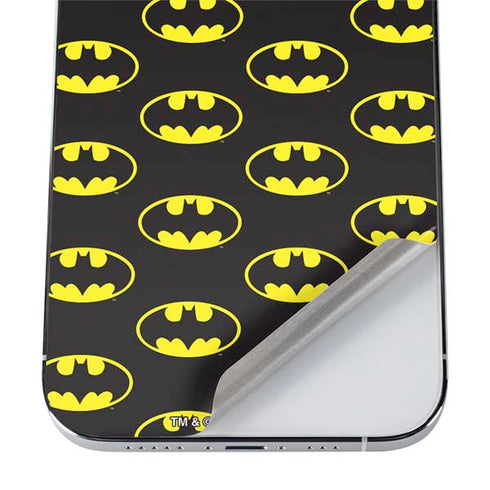 DC Comics Batman Logo Pattern iPhone 12 Pro Max Skin