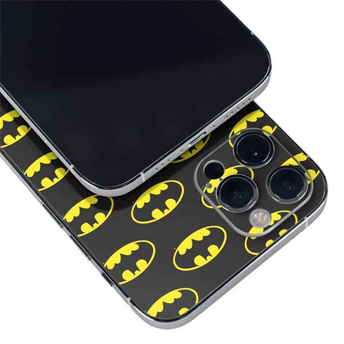 DC Comics Batman Logo Pattern iPhone 12 Pro Max Skin