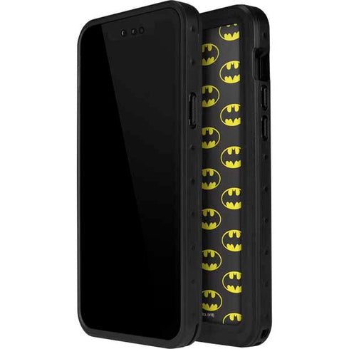 DC Comics Batman Logo Pattern iPhone 12 Pro Waterproof Case