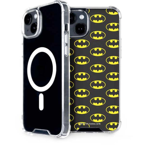 DC Comics Batman Logo Pattern iPhone 13 MagSafe Case