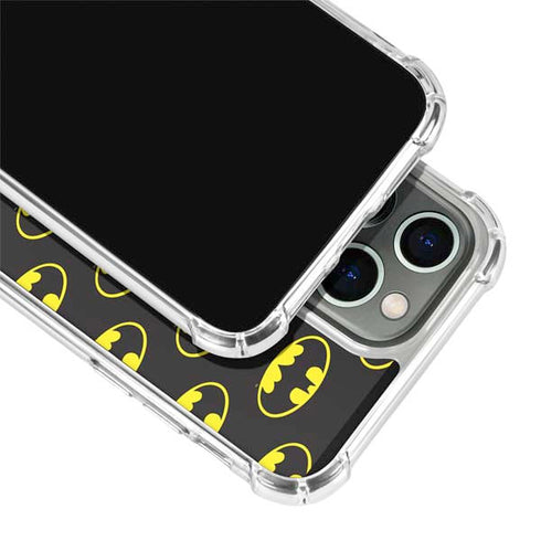 DC Comics Batman Logo Pattern iPhone 13 Pro Clear Case