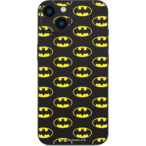 DC Comics Batman Logo Pattern iPhone 13 Skin
