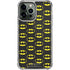 DC Comics Batman Logo All Over Print iPhone 15 Pro Max Clear Case