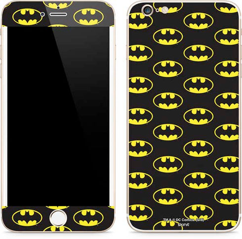 DC Comics Batman Logo Pattern iPhone 6/6s Plus Skin