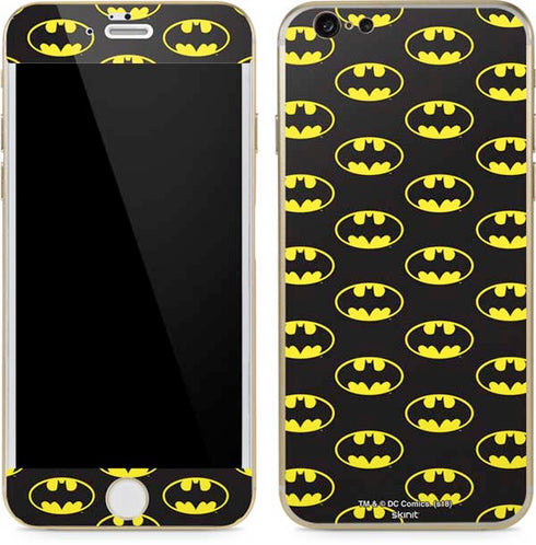 DC Comics Batman Logo Pattern iPhone 6/6s Skin