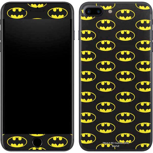 DC Comics Batman Logo Pattern iPhone 7 Plus Skin