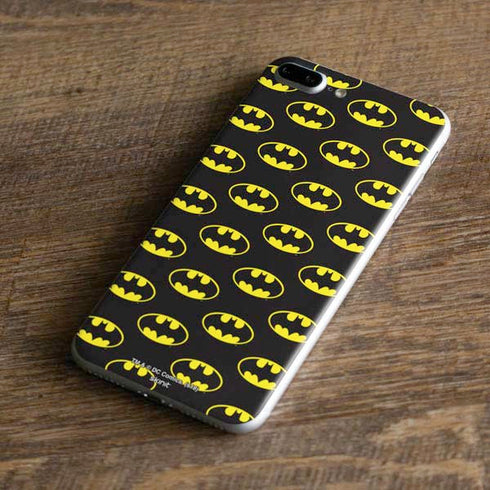 DC Comics Batman Logo Pattern iPhone 7 Plus Skin