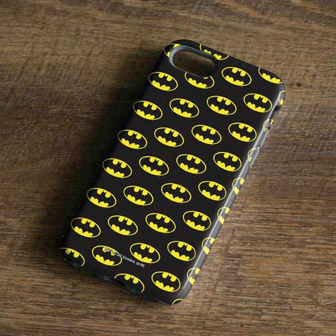 DC Comics Batman Logo Pattern iPhone 8 Pro Case