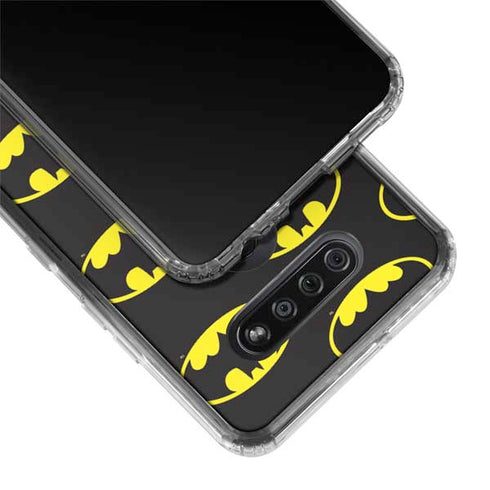DC Comics Batman Logo All Over Print LG K51/Q51 Clear Case
