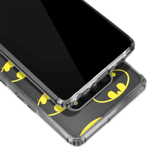 DC Comics Batman Logo All Over Print LG Stylo 6 Clear Case