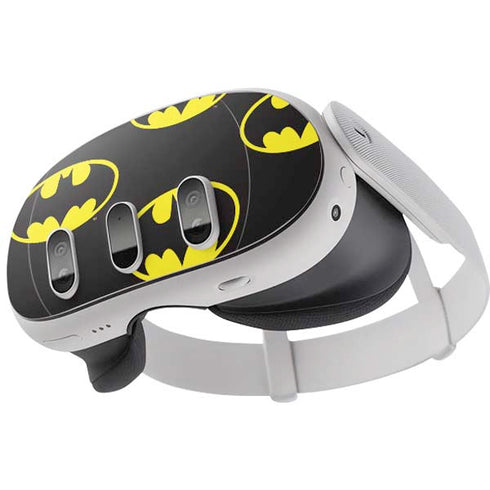 DC Comics Batman Logo All Over Print Meta Quest 3 Skin