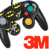 DC Comics Batman Logo Pattern Nintendo GameCube Controller Skin