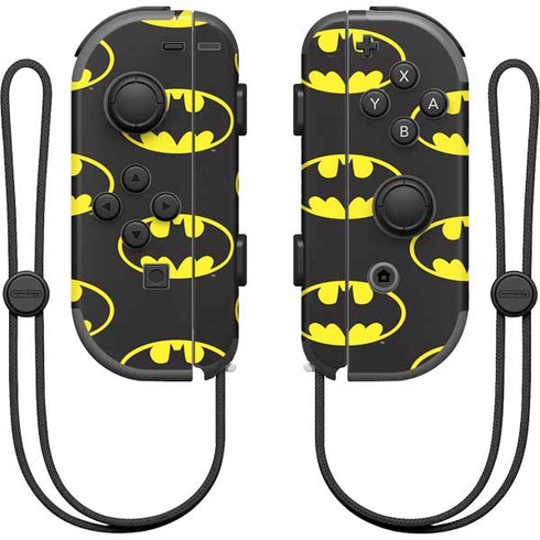 DC Comics Batman Logo Pattern Nintendo Joy-Con (L/R) Controller Skin