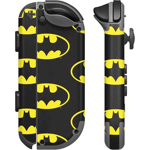 DC Comics Batman Logo Pattern Nintendo Joy-Con (L/R) Controller Skin