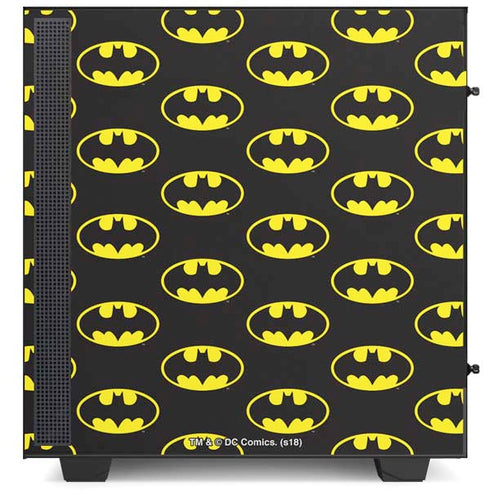 DC Comics Batman Logo Pattern NZXT H510 Compact ATX Mid-Tower Case Skin
