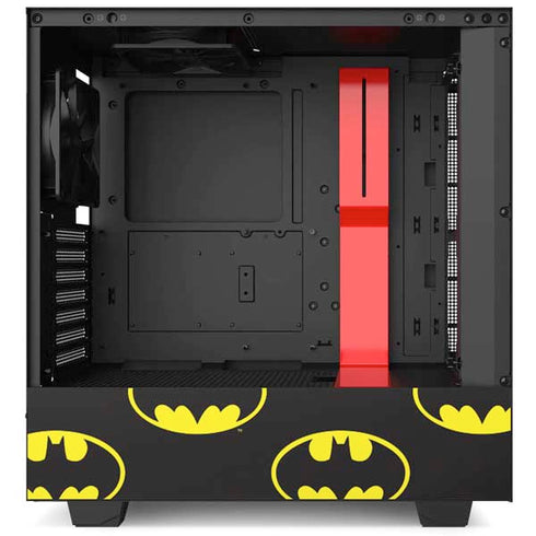 DC Comics Batman Logo Pattern NZXT H510 Compact ATX Mid-Tower Case Skin