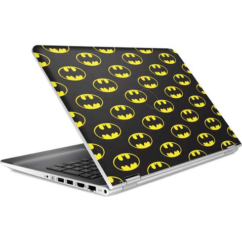 DC Comics Batman Logo Pattern HP Pavilion Skin