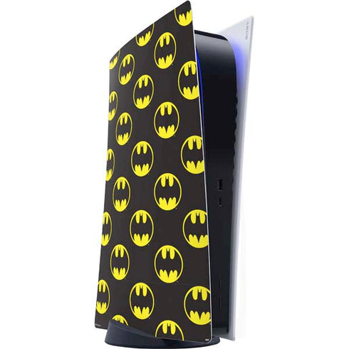 DC Comics Batman Logo Pattern PS5 Digital Edition Console Skin