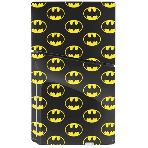 DC Comics Batman Logo All Over Print PS5 Slim Disk Bundle Skin