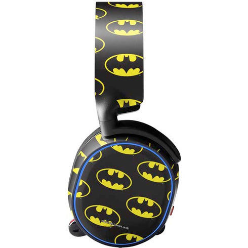 DC Comics Batman Logo Pattern SteelSeries Arctis 5 Skin