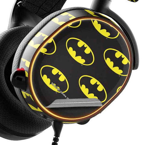 DC Comics Batman Logo Pattern SteelSeries Arctis 5 Skin