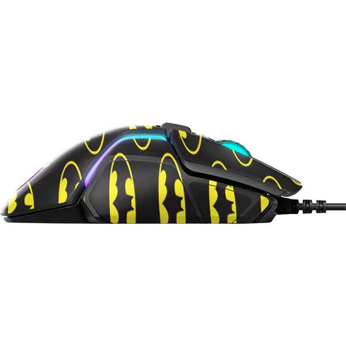 DC Comics Batman Logo Pattern SteelSeries Rival 600 Gaming Mouse Skin