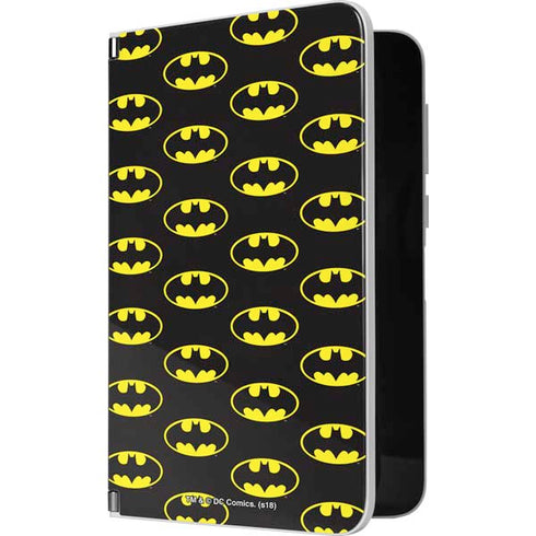 DC Comics Batman Logo Pattern Surface Duo Skin