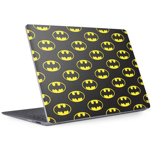 DC Comics Batman Logo Pattern Surface Laptop 2 Skin