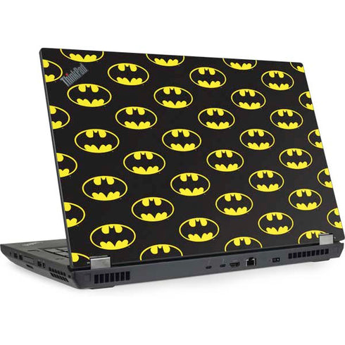 DC Comics Batman Logo Pattern Lenovo ThinkPad Skin
