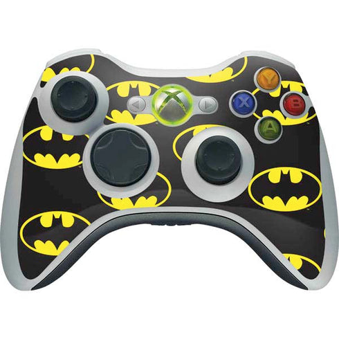 DC Comics Batman Logo Pattern Xbox 360 Wireless Controller Skin