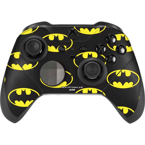DC Comics Batman Logo Pattern Xbox Elite Wireless Controller Series 2 Skin