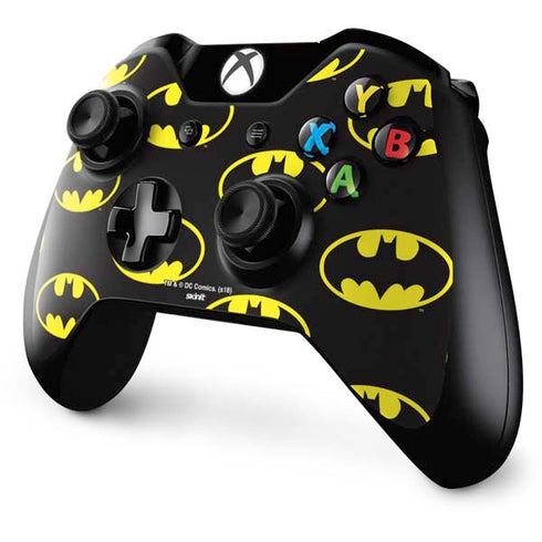 DC Comics Batman Logo Pattern Xbox One Controller Skin