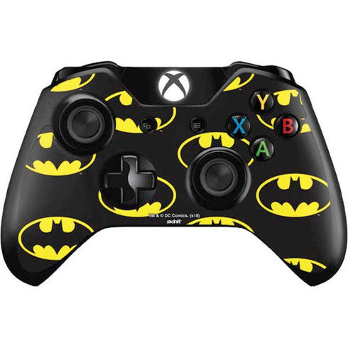 DC Comics Batman Logo Pattern Xbox One Controller Skin