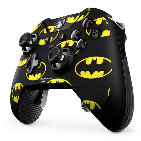 DC Comics Batman Logo Pattern Xbox One Elite Controller Skin