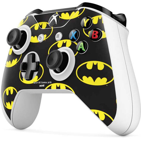 DC Comics Batman Logo Pattern Xbox One S Controller Skin