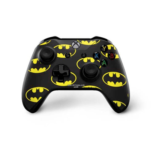 DC Comics Batman Logo Pattern Xbox One X Controller Skin