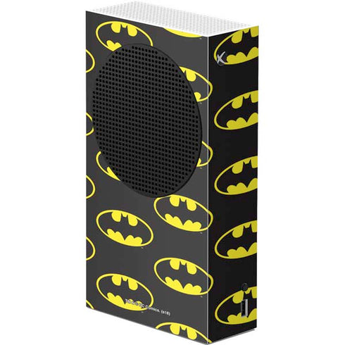 DC Comics Batman Logo Pattern Xbox Series S Console Skin