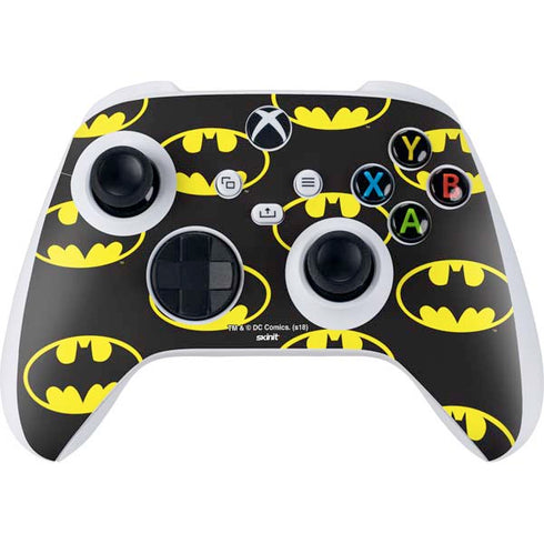 DC Comics Batman Logo Pattern Xbox Series S Controller Skin